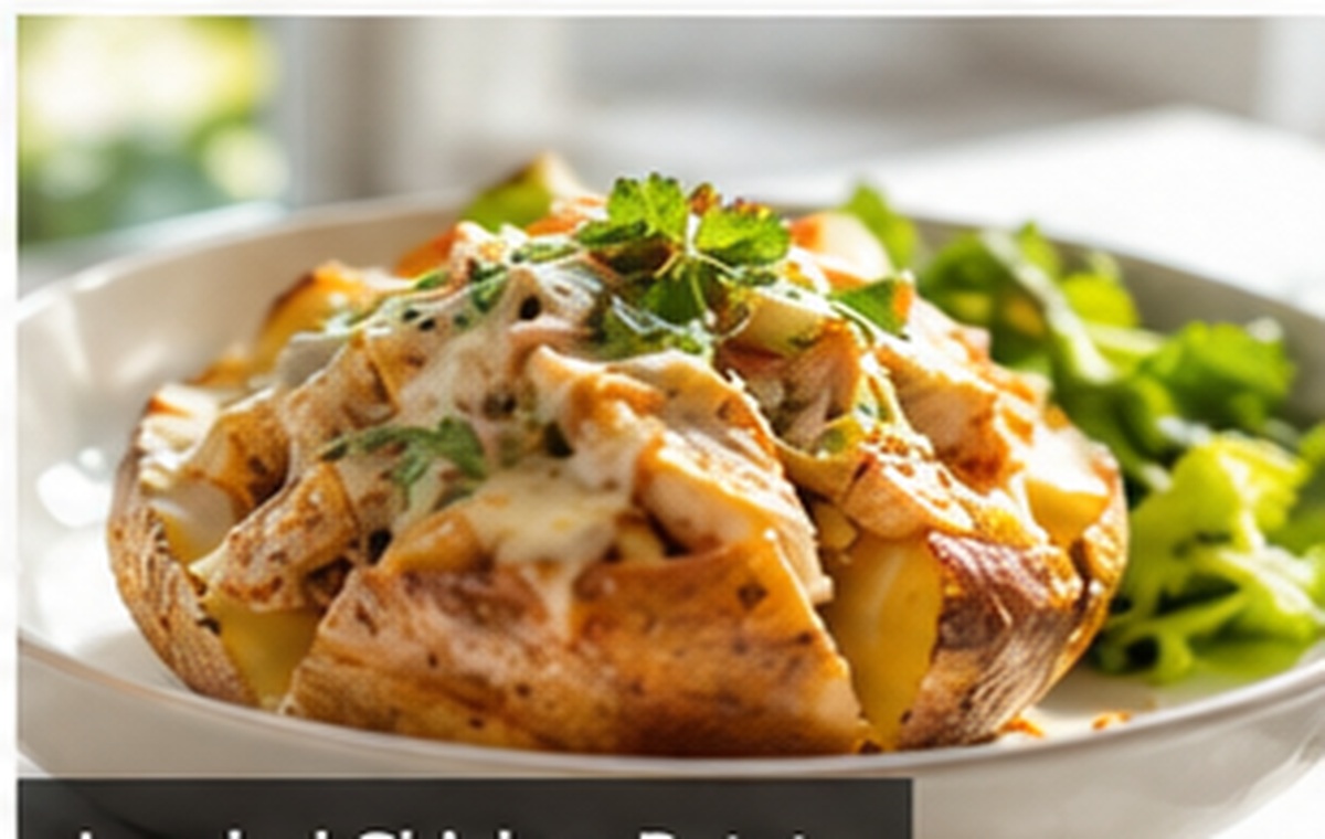 Loaded chicken potato